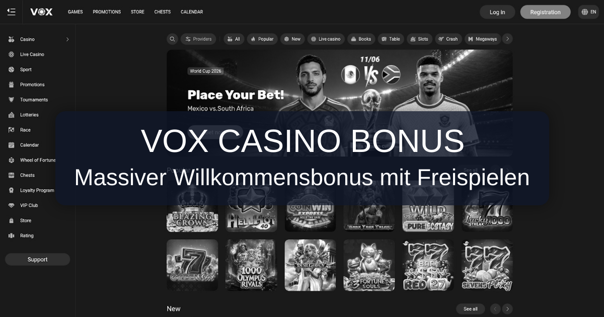 Vox Casino Bonus - Beste Angebote 2026 | Deutschland